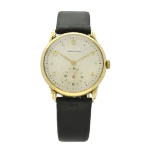 Pre-owned Longines 18ct Yellow Gold Vintage 1960's Watch