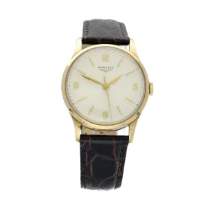 Pre-owned Longines 18ct Yellow Gold Vintage Watch