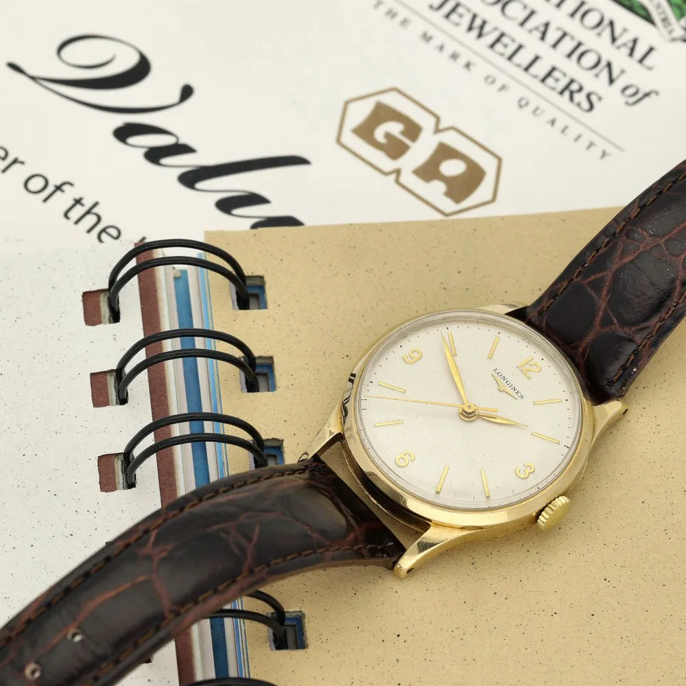 Pre-owned Longines 18ct Yellow Gold Vintage Watch