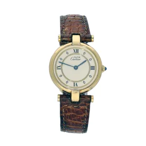 Pre-owned Must de Cartier Vendome 881002 Watch