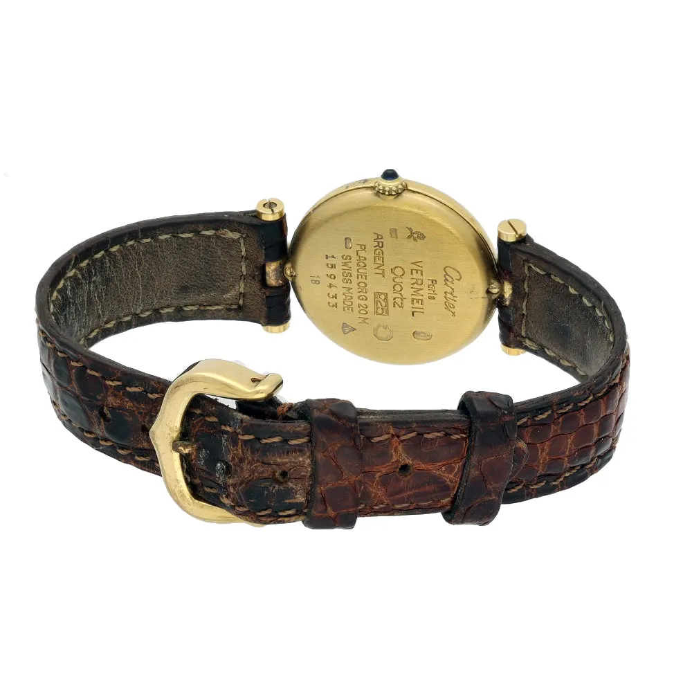 Pre-owned Must de Cartier Vendome 881002 Watch