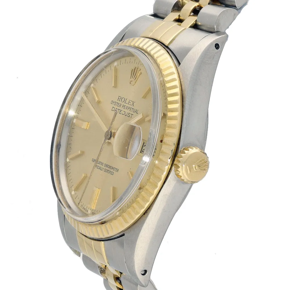 Pre-owned Rolex Datejust 16013 1984 Watch