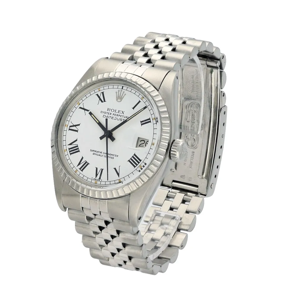 Pre-owned Rolex Datejust Buckley Dial 16030 1979 Watch