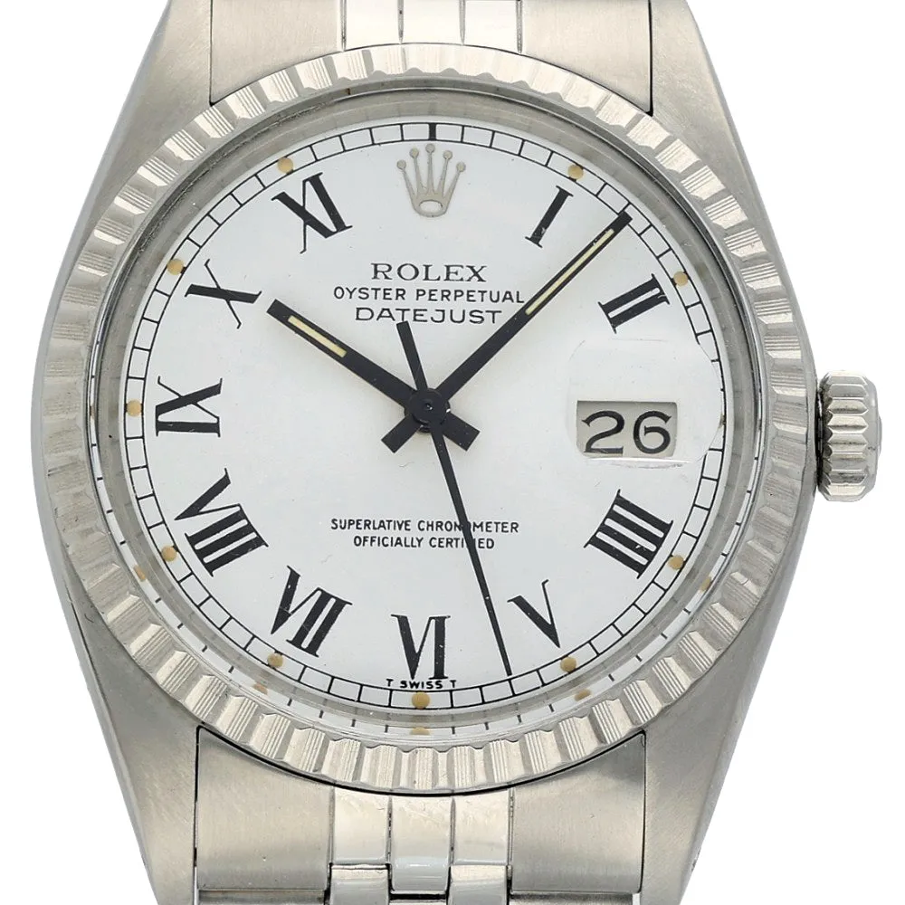 Pre-owned Rolex Datejust Buckley Dial 16030 1979 Watch