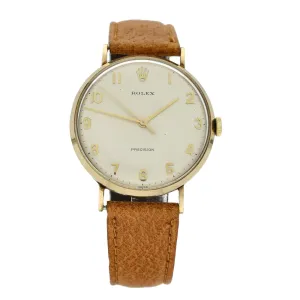 Pre-owned Rolex Gold Precision 1960's watch
