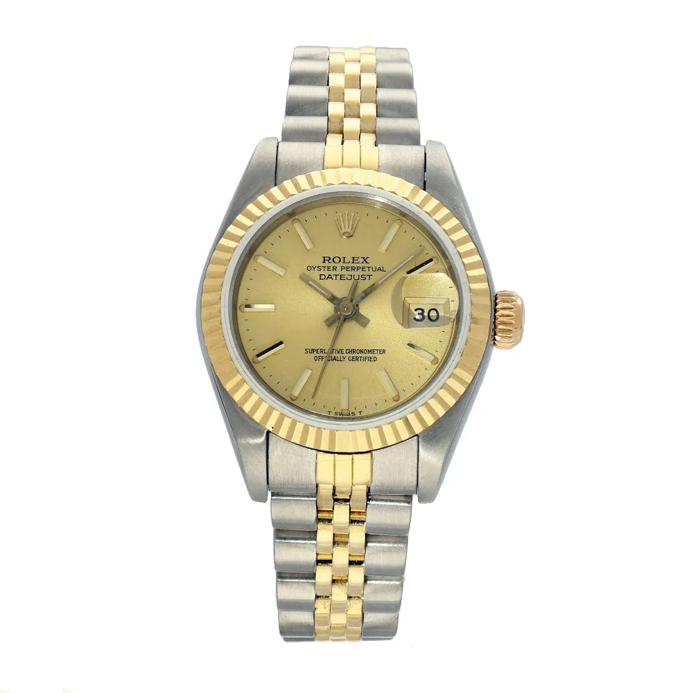 Pre-owned Rolex Ladies Datejust 69173 1988 Watch