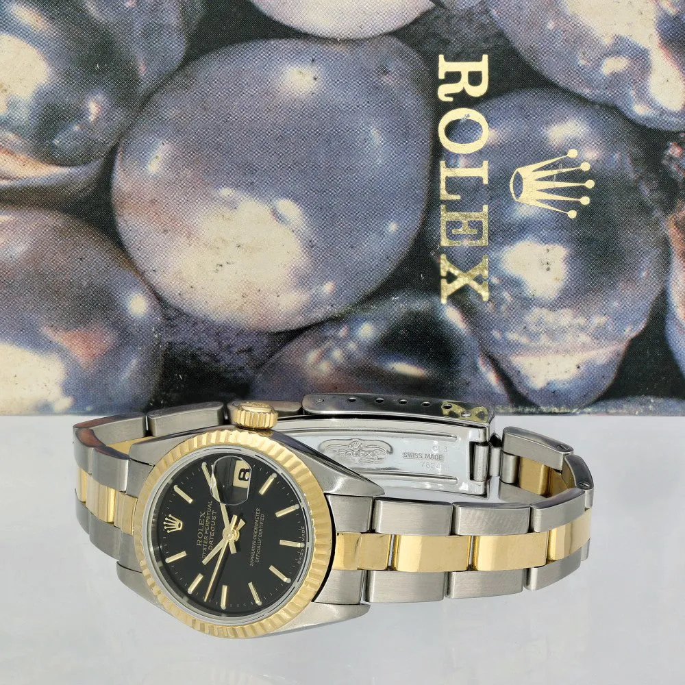 Pre-owned Rolex Ladies Datejust 69173 1990 watch