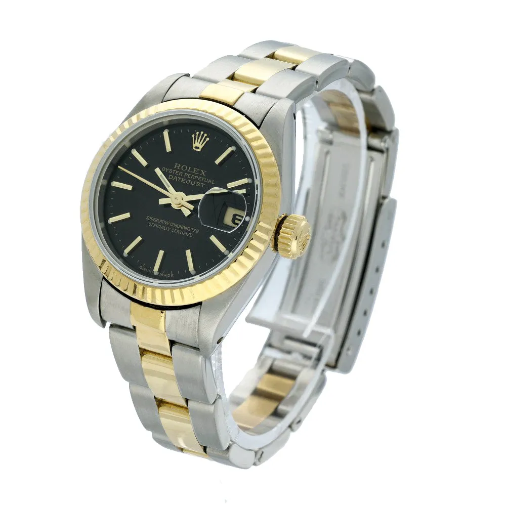 Pre-owned Rolex Ladies Datejust 69173 1990 watch