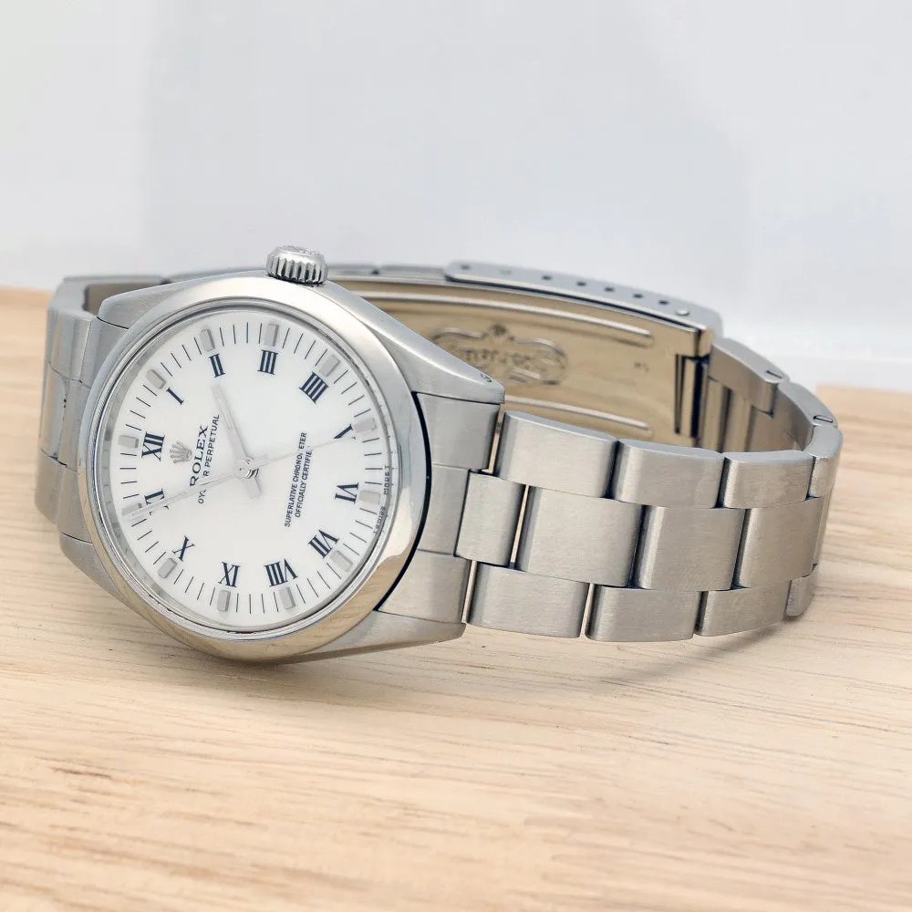 Pre-owned Rolex Oyster Perpetual 1002 1988 Watch