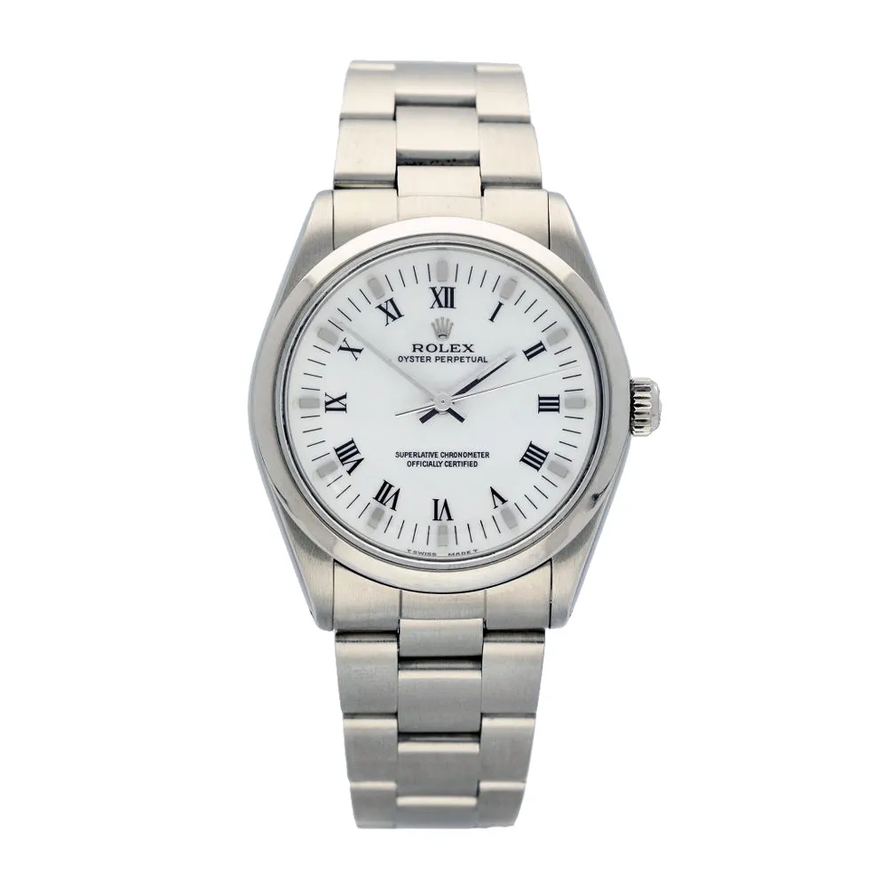 Pre-owned Rolex Oyster Perpetual 1002 1988 Watch