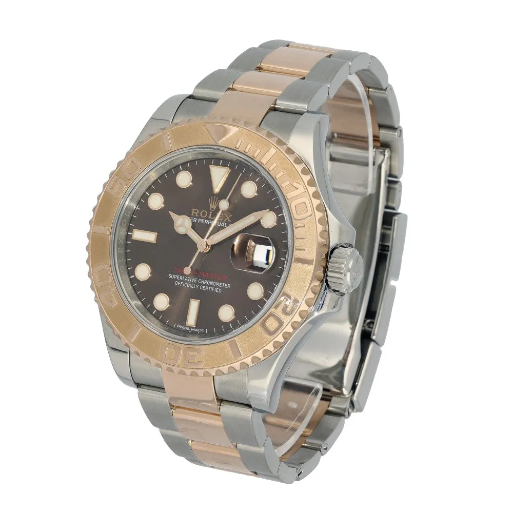 Pre-owned Rolex "Chocolate" Yacht Master 40mm 116621 2017 Watch