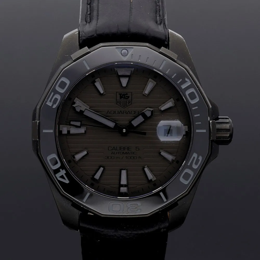 Pre-owned Tag Heuer Aquaracer 300m WAY218B.FC6364 2018