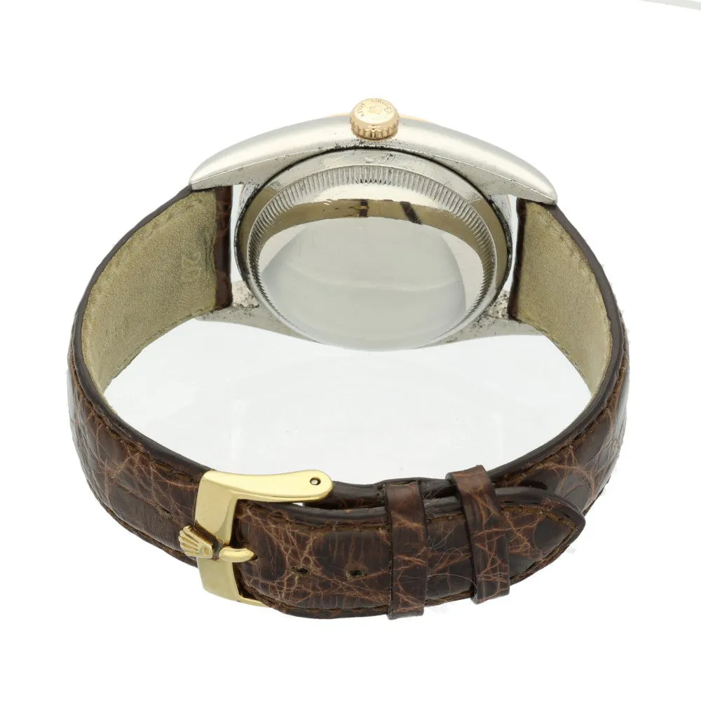 Pre-owned Vintage Rose gold Rolex Date just 1940's Watch