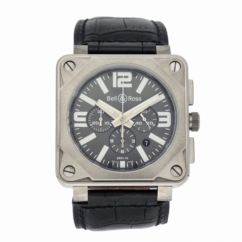 Pre-owned Bell & Ross BR01-94 Titanium Watch