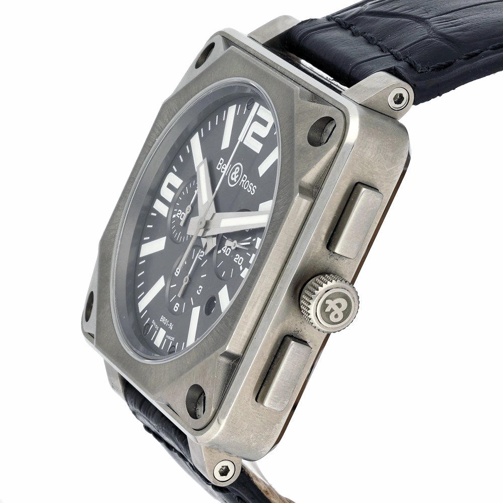 Pre-owned Bell & Ross BR01-94 Titanium Watch