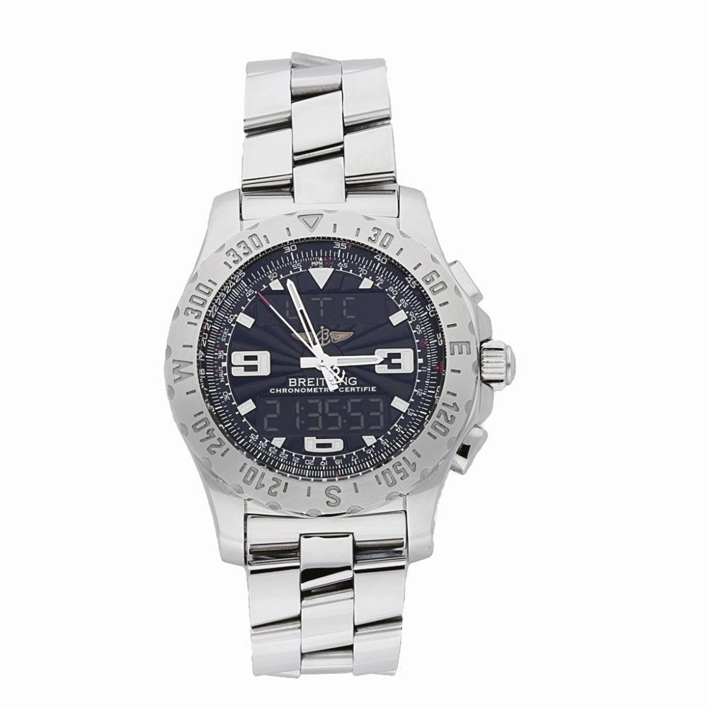Pre-owned Breitling Airwolf Chronograph A78363 Steel 2007 Box and Papers