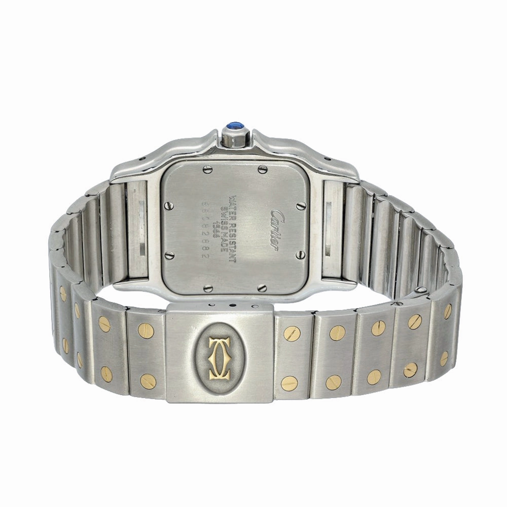 Pre-Owned Cartier Santos 1566 1995 Galbe Watch