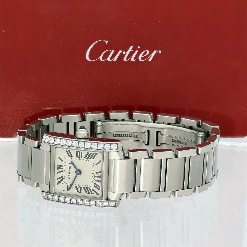 Pre-owned Cartier Tank Francaise 3217 2023 Watch