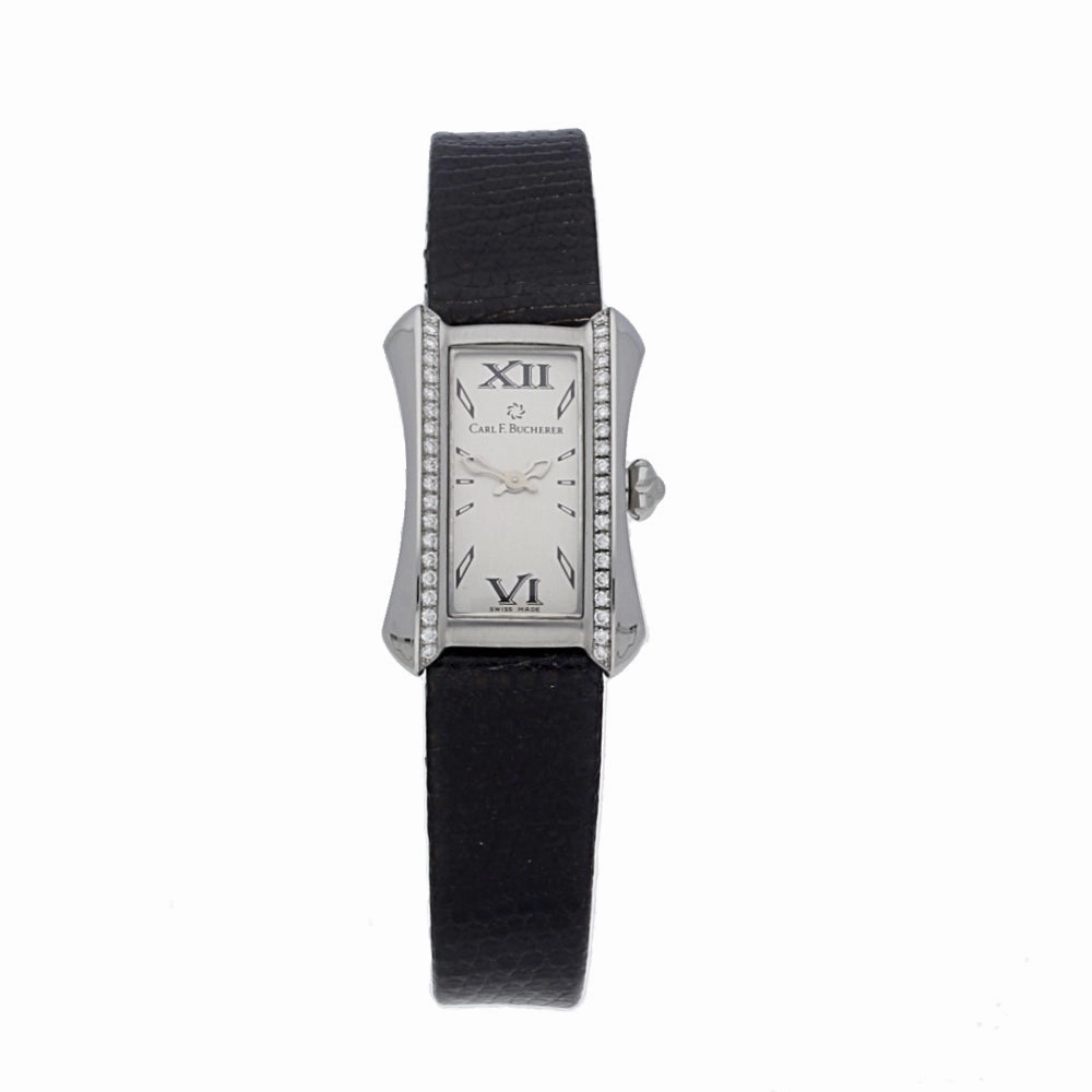 Pre-owned Ladies Carl Bucherer Diamond Set Cocktail Strap Watch