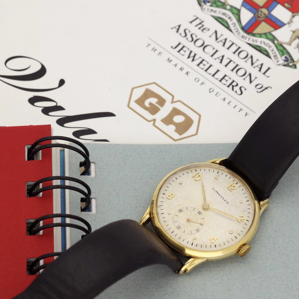 Pre-owned Longines 18ct Yellow Gold Vintage 1960's Watch