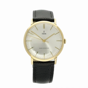 Pre-owned Men's 9ct Gold 34mm Tudor 1960's Manual Vintage Watch Ref 7035