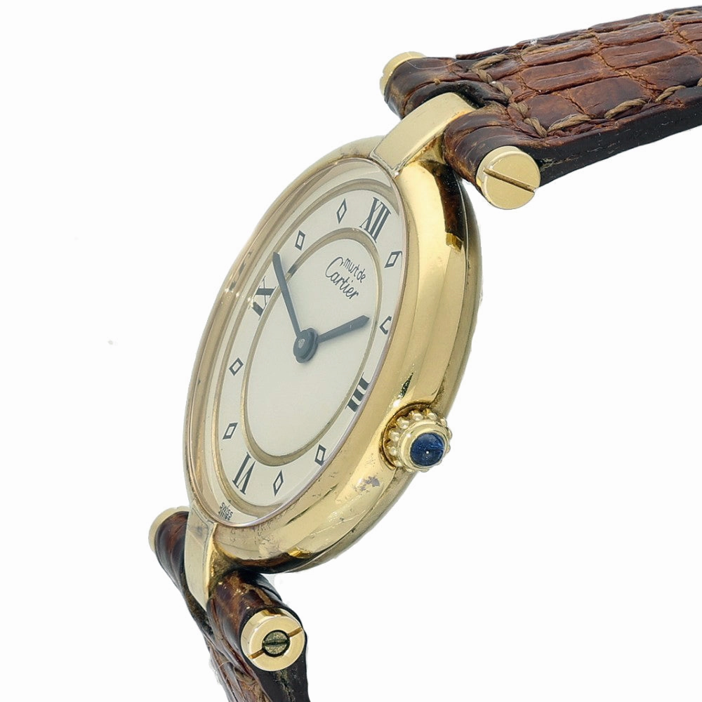 Pre-owned Must de Cartier Vendome 881002 Watch