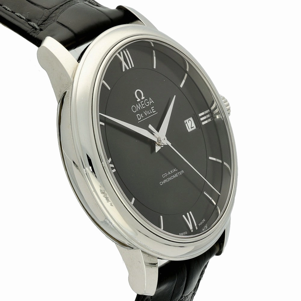 Pre-owned Omega De Ville Prestige Co-axial 424.134.0200.1001 Watch
