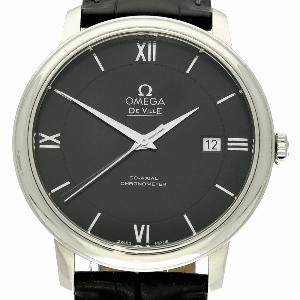 Pre-owned Omega De Ville Prestige Co-axial 424.134.0200.1001 Watch
