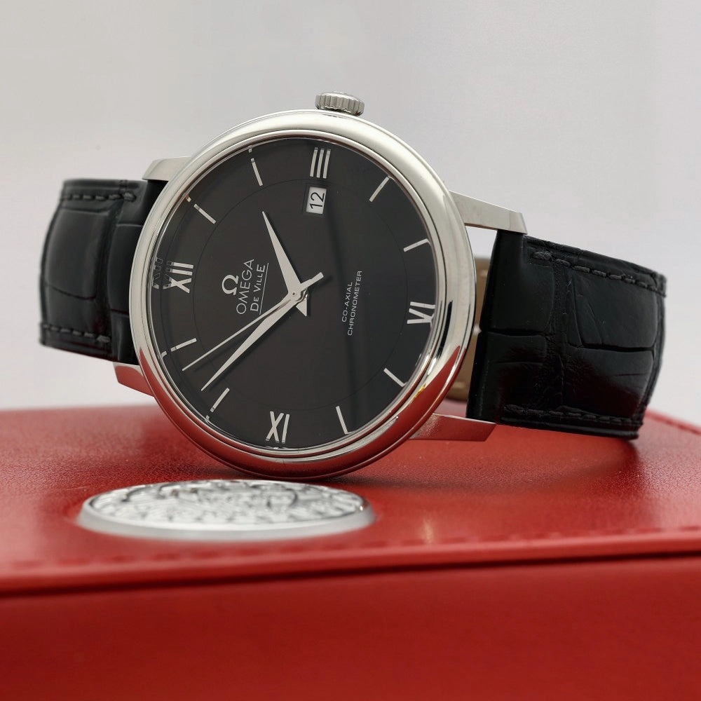 Pre-owned Omega De Ville Prestige Co-axial 424.134.0200.1001 Watch
