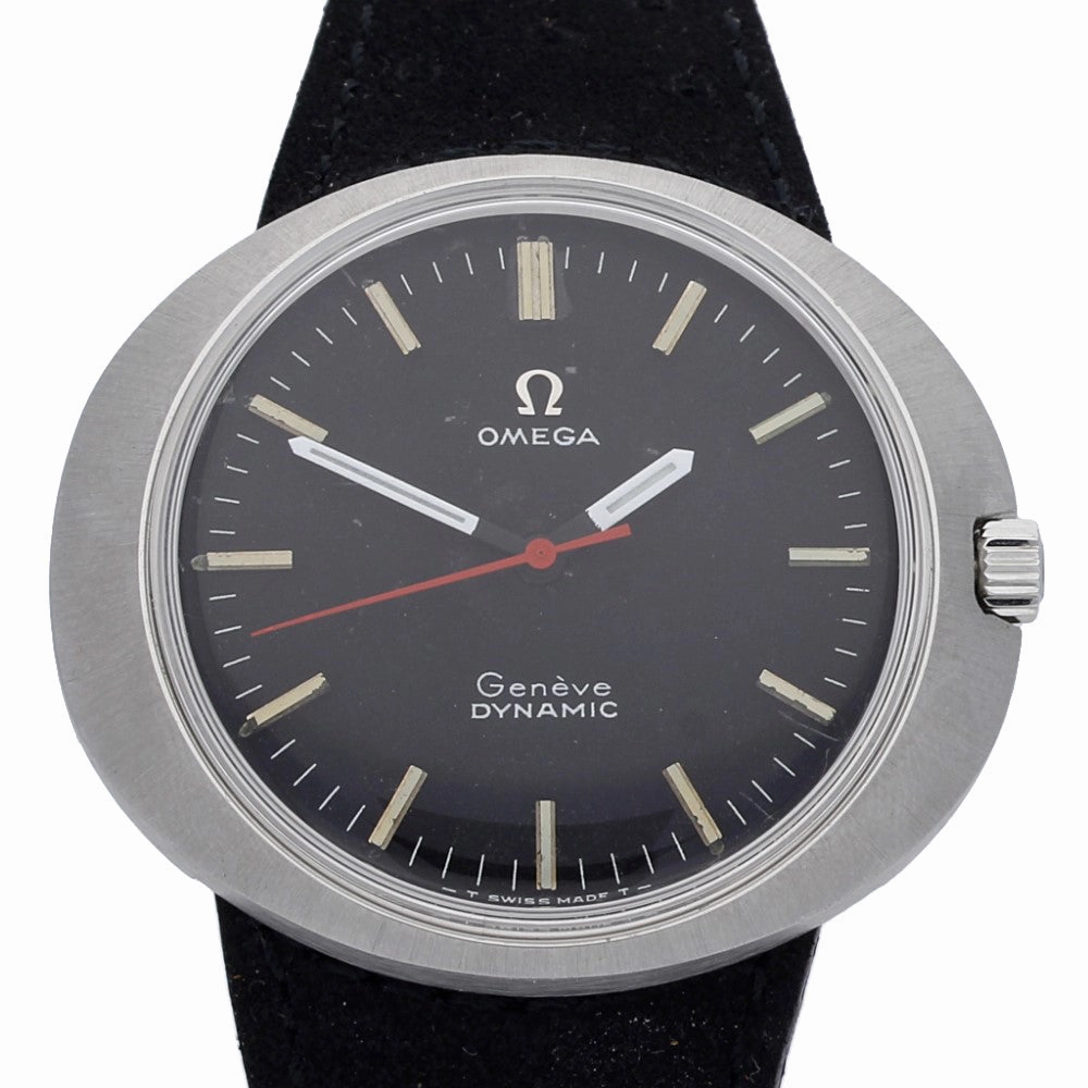 Pre-owned Omega Dynamic Black Dial Vintage Omega 2022 Service