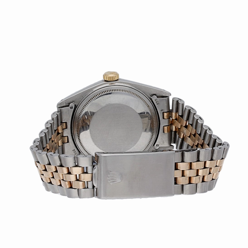 Pre-owned Rolex DateJust 1601 Rose gold Two-Tone Pie-pan 1973