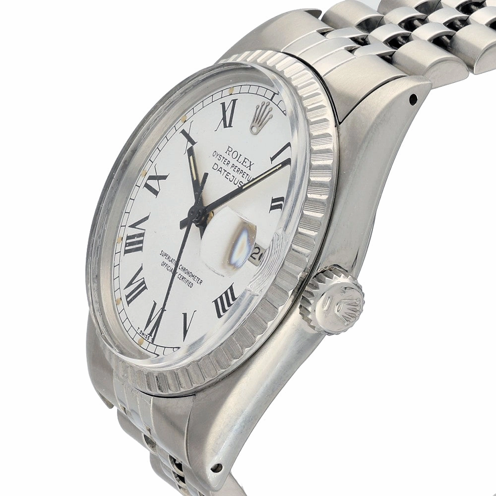 Pre-owned Rolex Datejust Buckley Dial 16030 1979 Watch