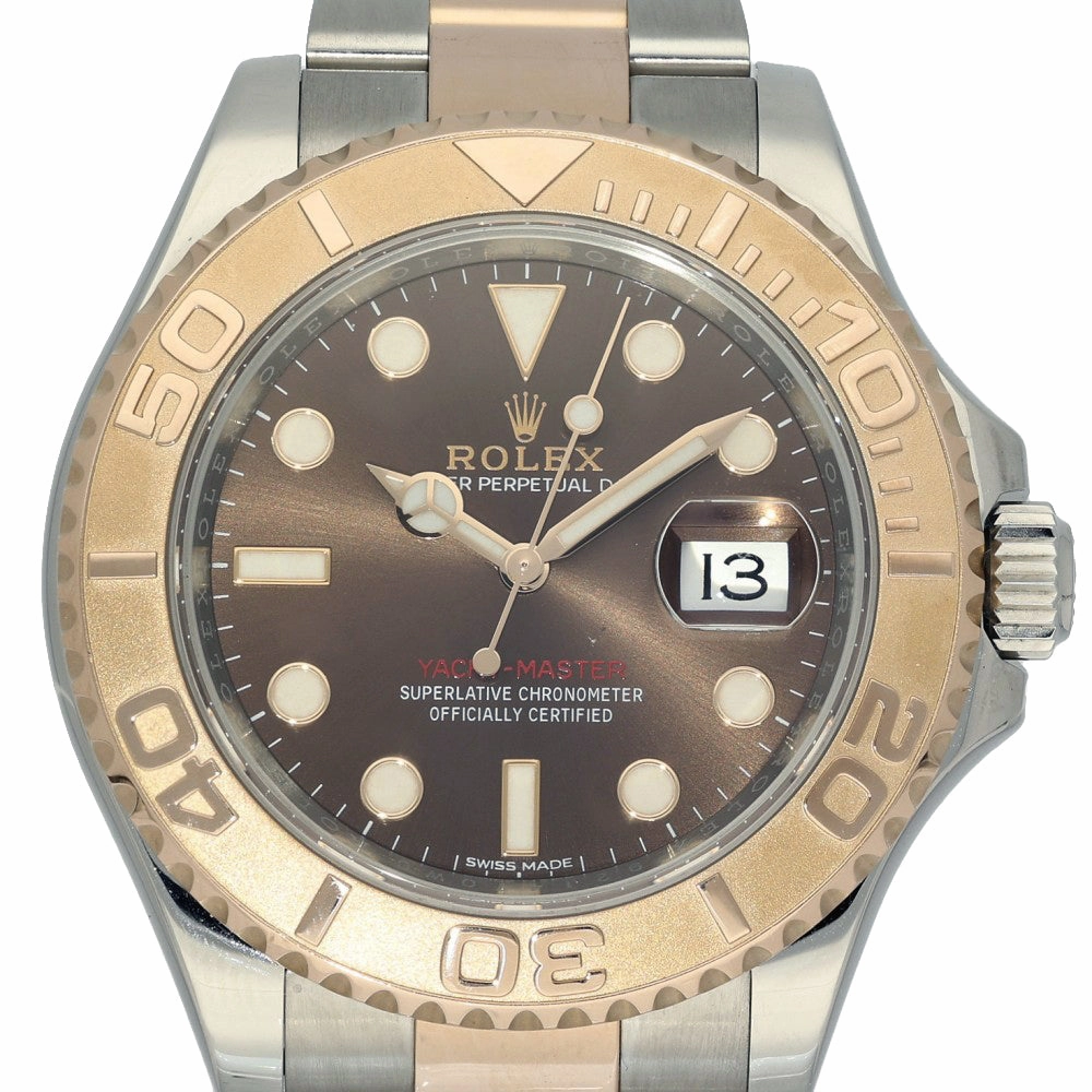Pre-owned Rolex "Chocolate" Yacht Master 40mm 116621 2017 Watch
