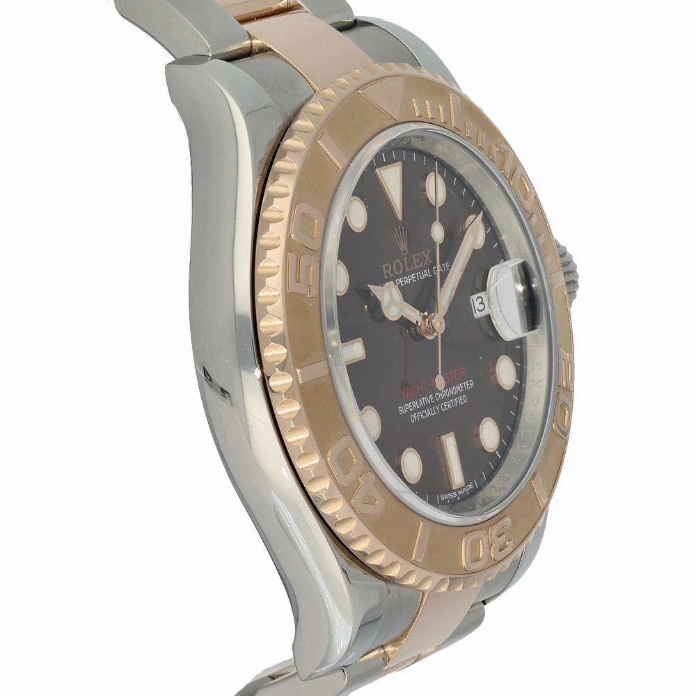 Pre-owned Rolex "Chocolate" Yacht Master 40mm 116621 2017 Watch
