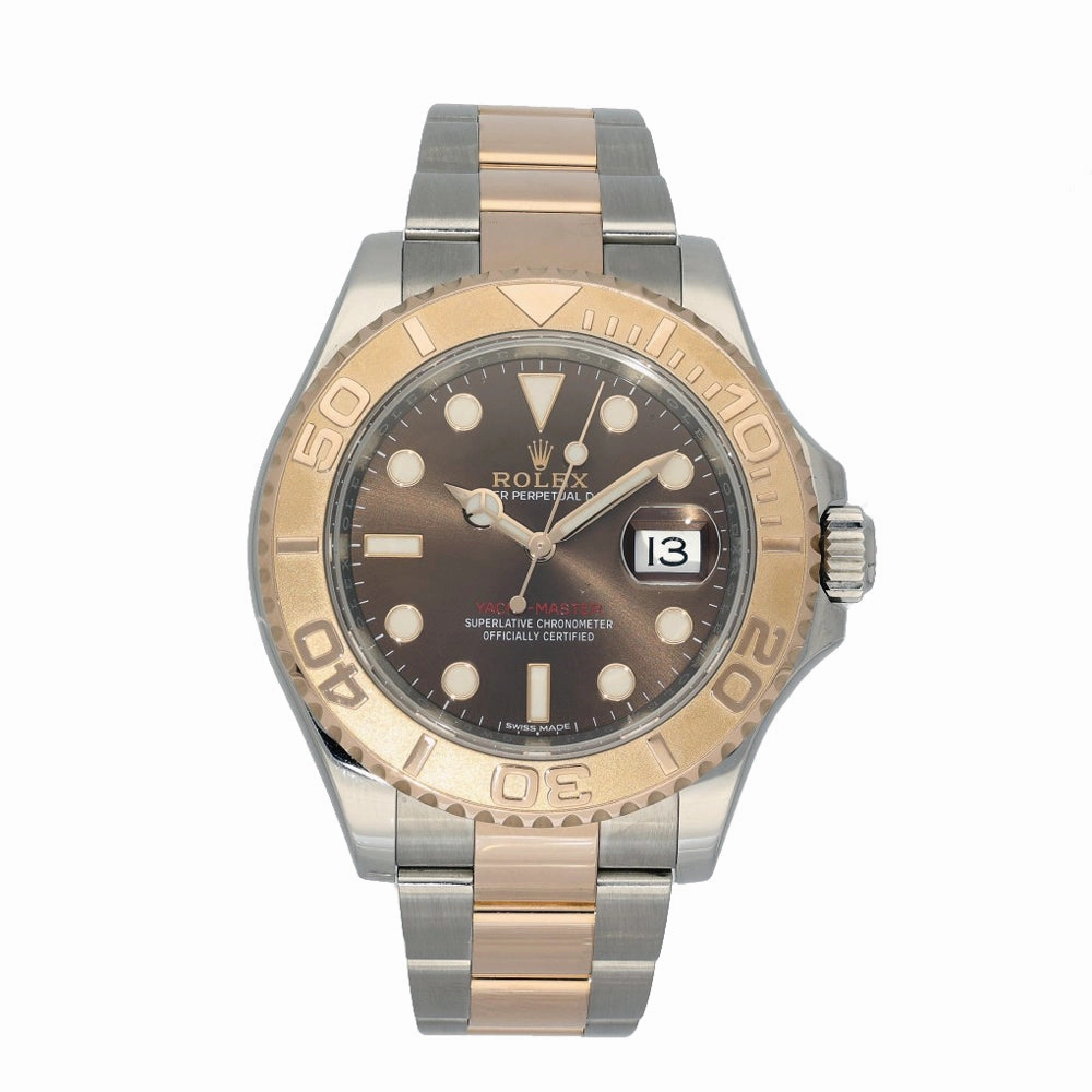 Pre-owned Rolex "Chocolate" Yacht Master 40mm 116621 2017 Watch