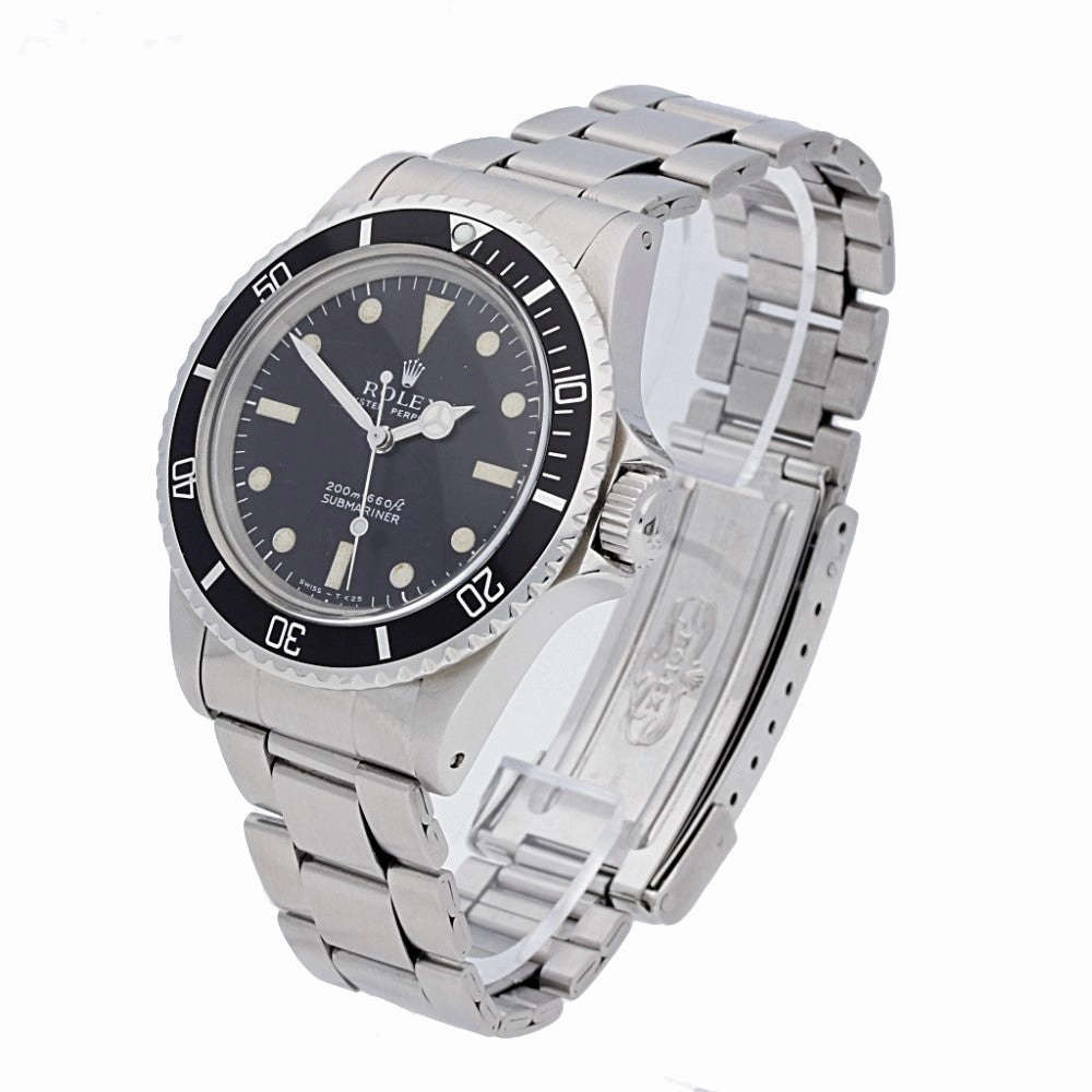 Pre Owned Rolex Vintage Submariner 1970s Meters First Matte Dial Watch, 5513