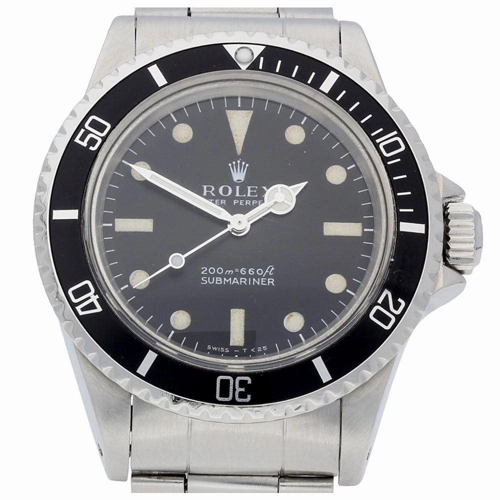 Pre Owned Rolex Vintage Submariner 1970s Meters First Matte Dial Watch, 5513