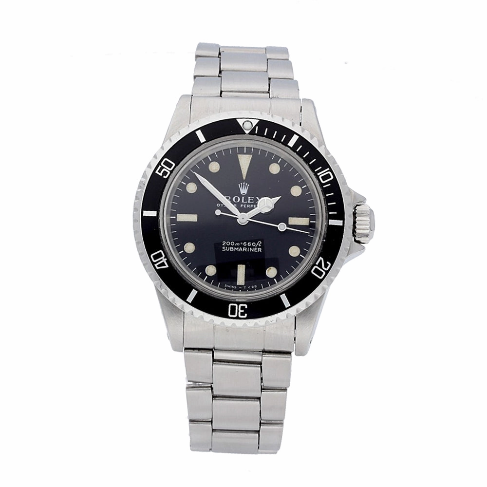 Pre Owned Rolex Vintage Submariner 1970s Meters First Matte Dial Watch, 5513