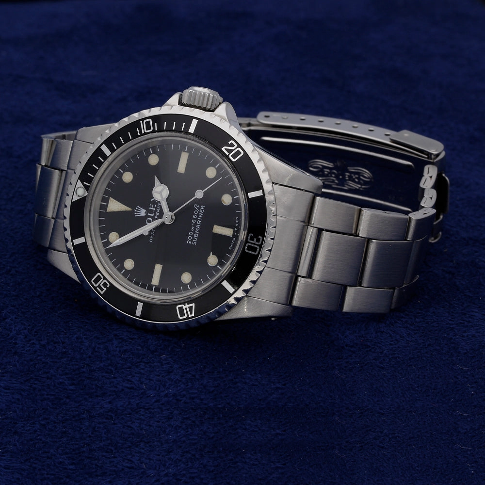 Pre Owned Rolex Vintage Submariner 1970s Meters First Matte Dial Watch, 5513