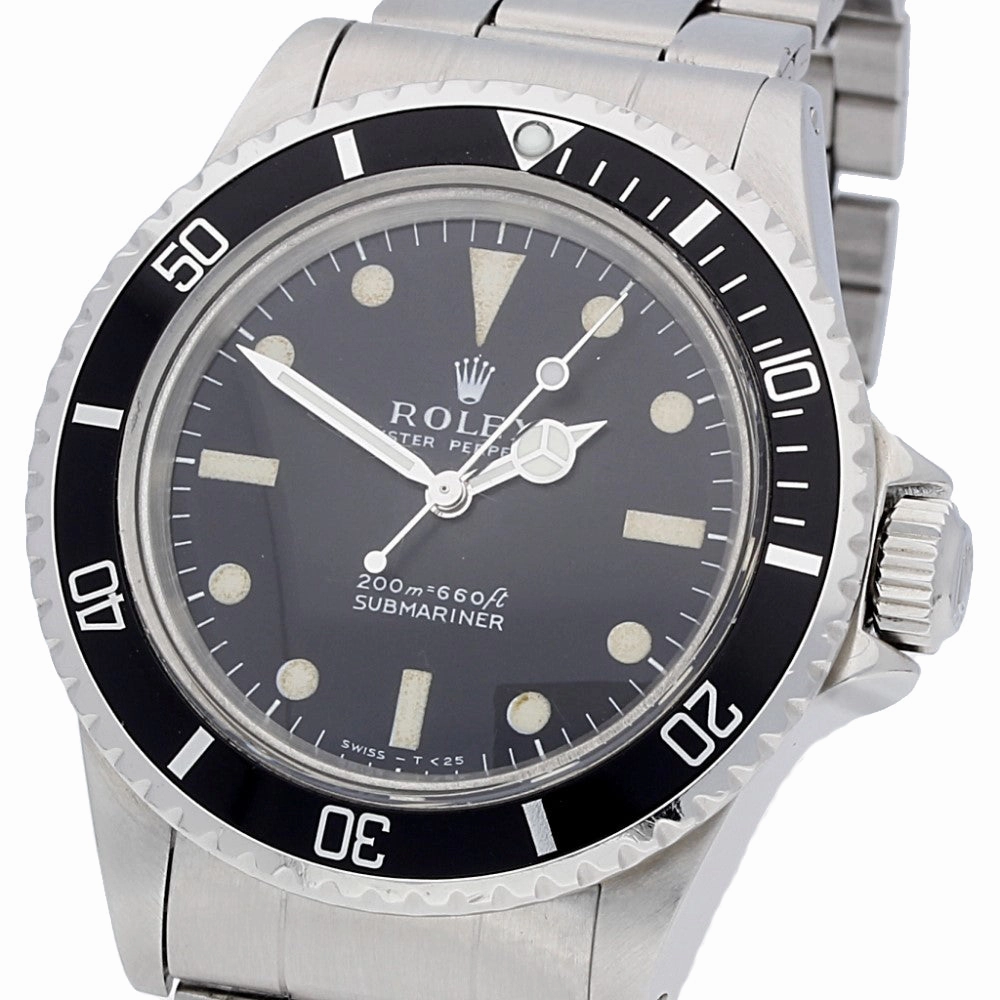 Pre Owned Rolex Vintage Submariner 1970s Meters First Matte Dial Watch, 5513