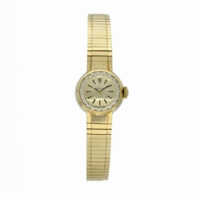 Pre-owned Vintage Ladies Omega 9ct Yellow Gold Cocktail Watch