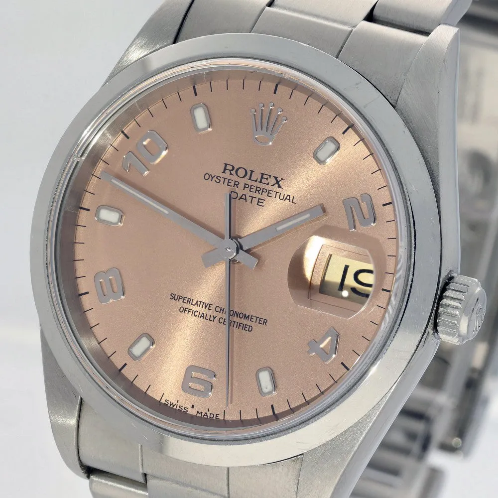 Preowned Rolex Oyster Date 15200 1991 Watch