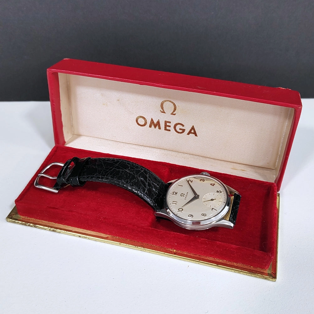 Preowned Omega Dennison case 13322 1956 Watch