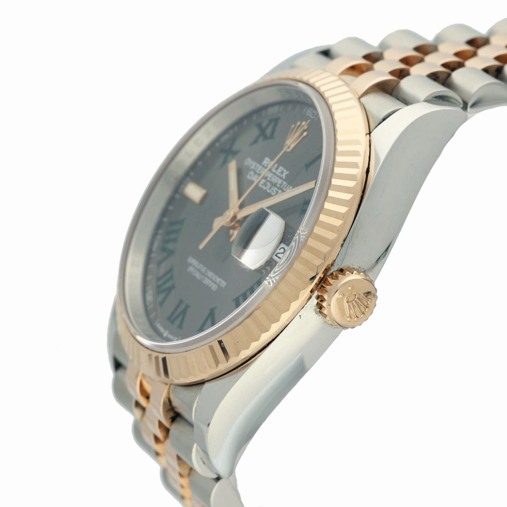 Preowned Rolex Date Just 36mm Wimbledon 126231 2024 Watch