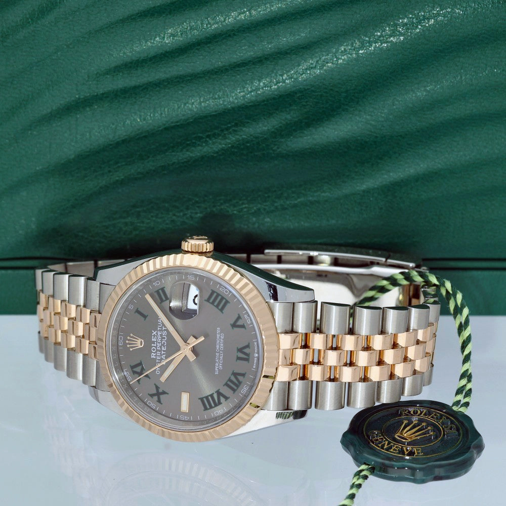 Preowned Rolex Date Just 36mm Wimbledon 126231 2024 Watch