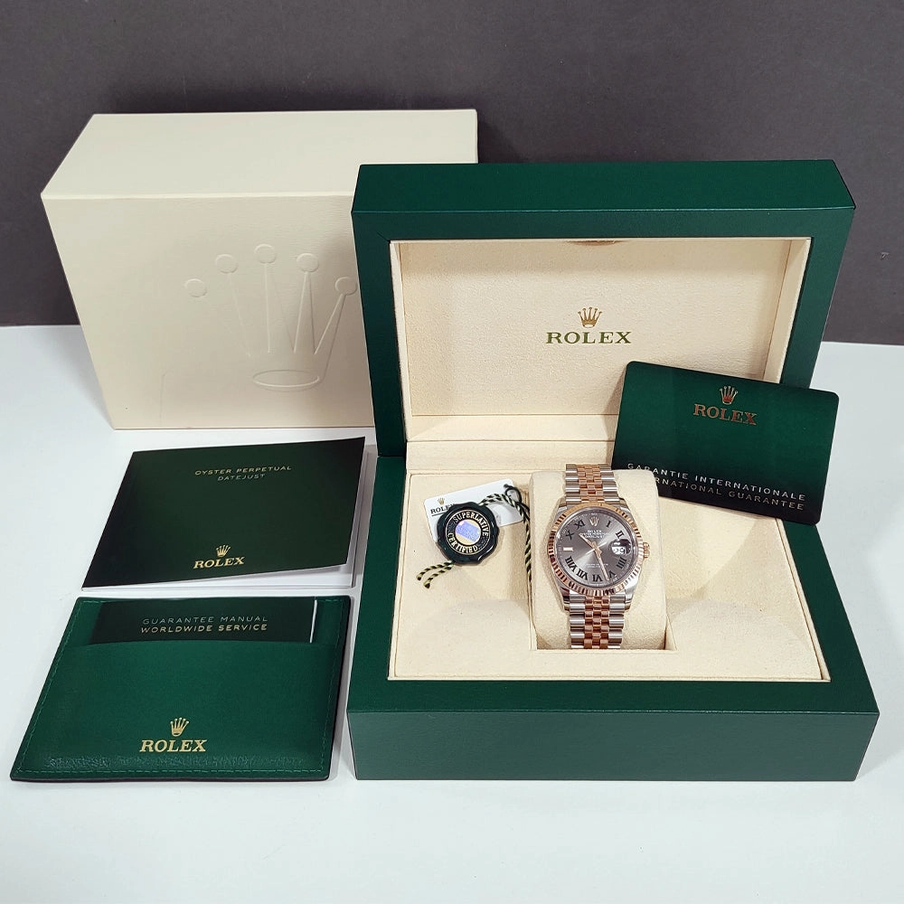 Preowned Rolex Date Just 36mm Wimbledon 126231 2024 Watch