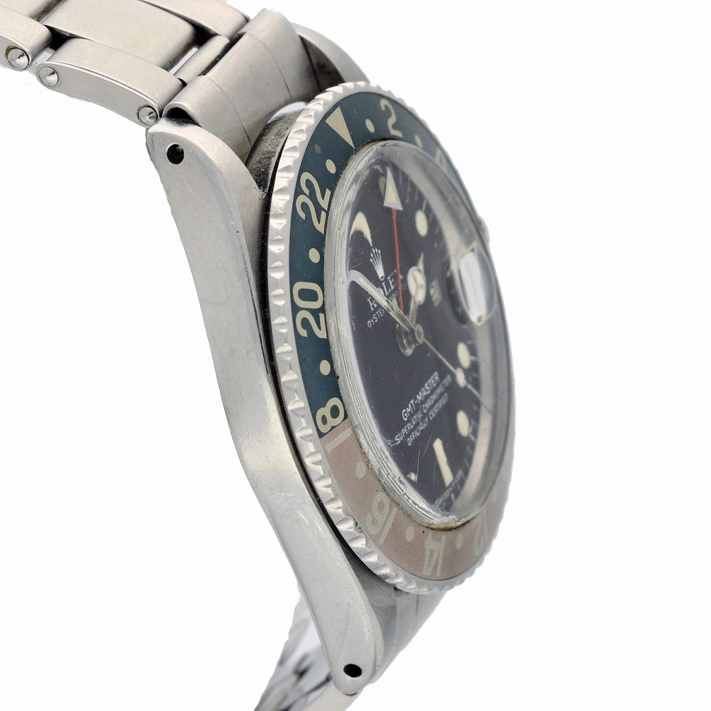 Preowned Rolex GMT Master 1675 1968 "Ghost Pepsi" Watch