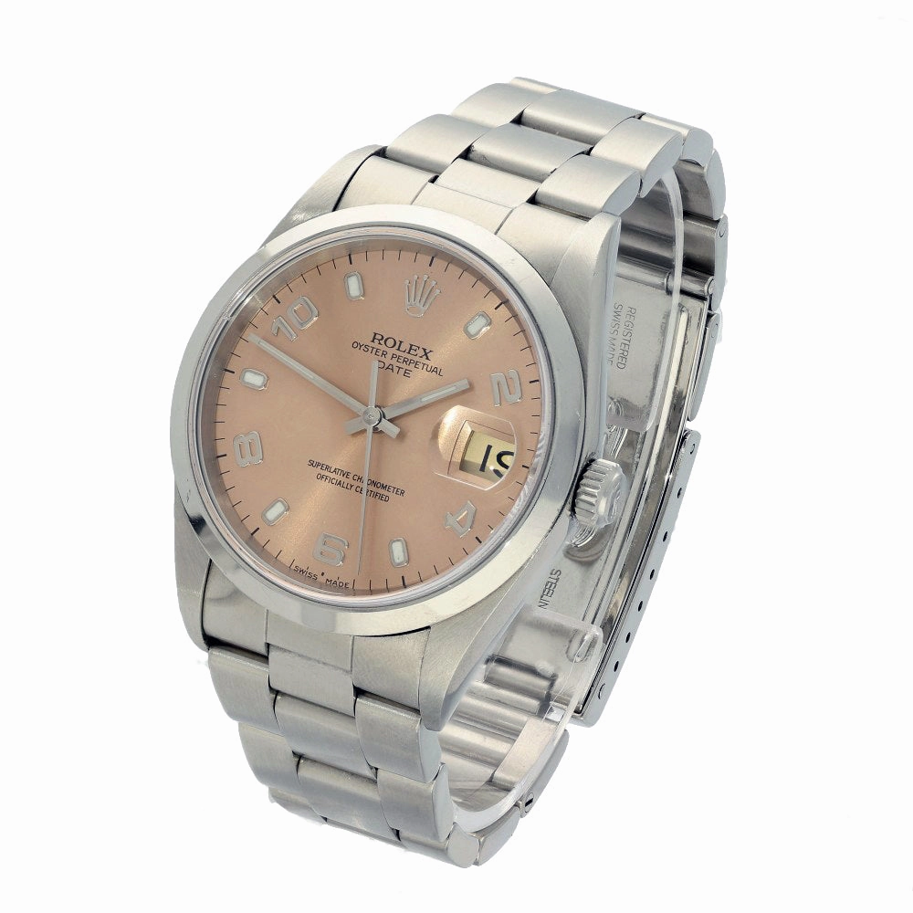 Preowned Rolex Oyster Date 15200 1991 Watch