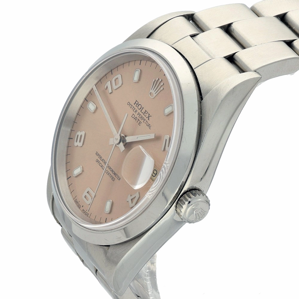 Preowned Rolex Oyster Date 15200 1991 Watch