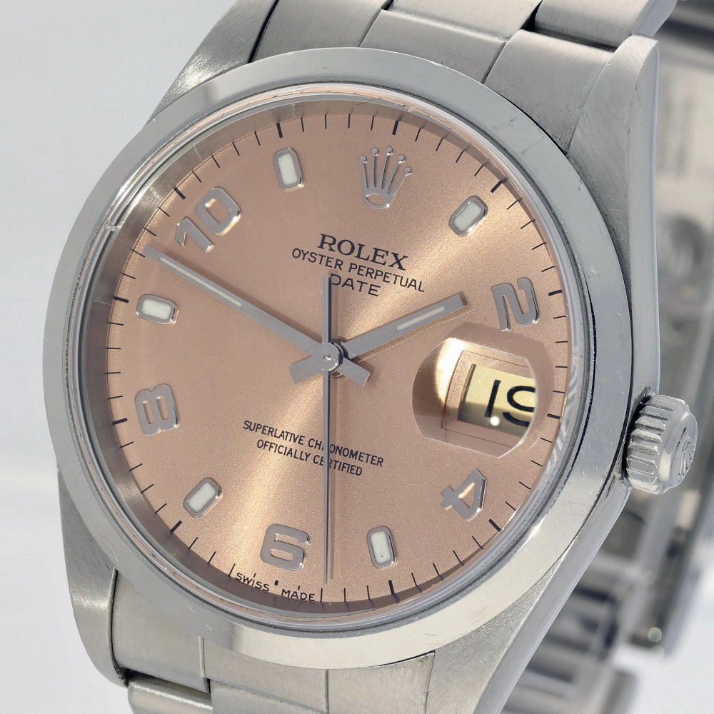 Preowned Rolex Oyster Date 15200 1991 Watch